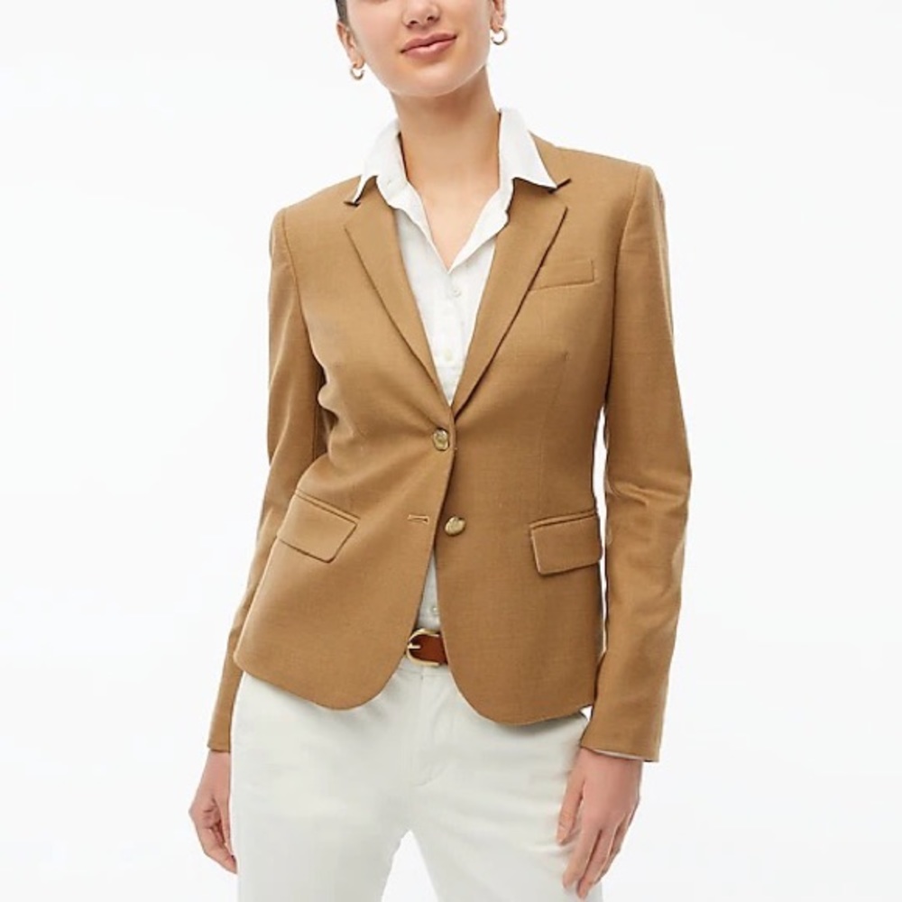 J. Crew Camel Schoolboy Blazer | Size 12